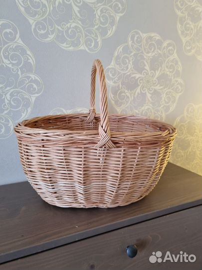 Корзина плетеная ручная работа