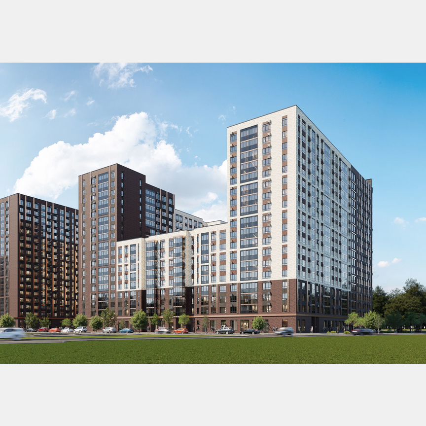 1-к. квартира, 49,9 м², 2/16 эт.