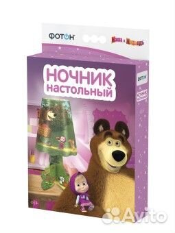Ночник настольный фотон, Маша и Медведь, DNM-05