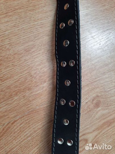 Ошейник кожаный строгий