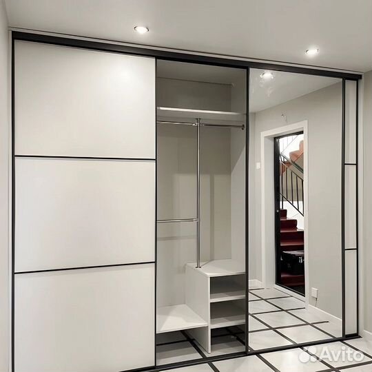 Шкафы купе гардеробные на заказ