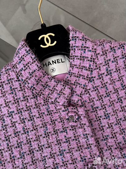 Твидовый жакет chanel