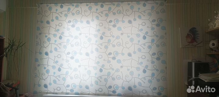 Рулонная штора, ширина 2м