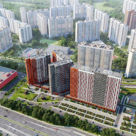 2-к. квартира, 54,4 м², 18/19 эт.