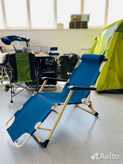 Шезлонг для дачи, туризма, кемпинга