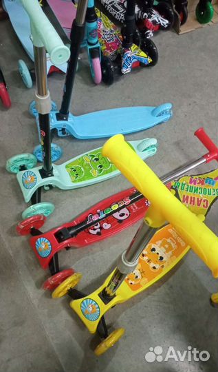 Самокаты мини ручка складывается