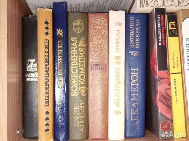 Книги: Толстой, Чехов, Тургенев и други