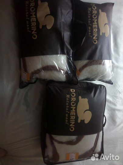 Одеяло 2-х и две подушки