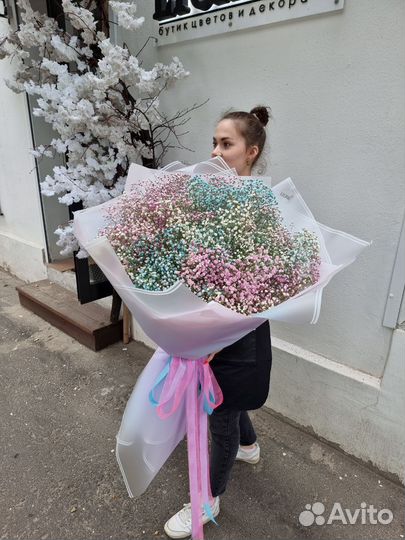 Букет из гипсофилы