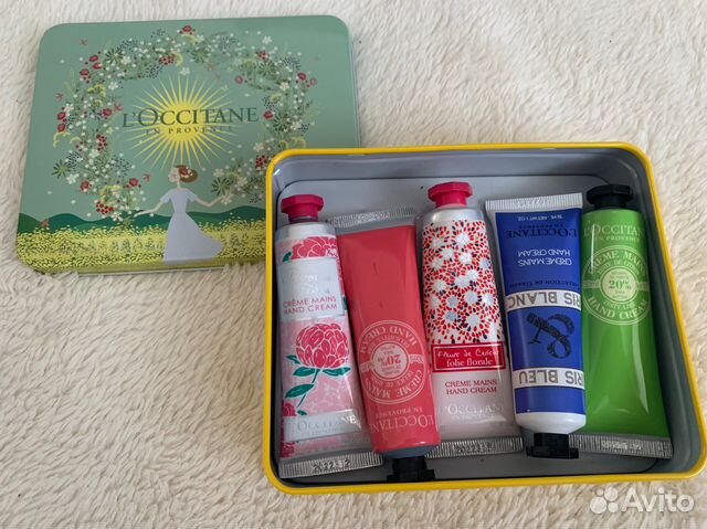 Loccitane крем для рук набор 5 шт