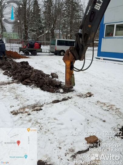 Аренда экскаватора погрузчика volvo от 9000т.р