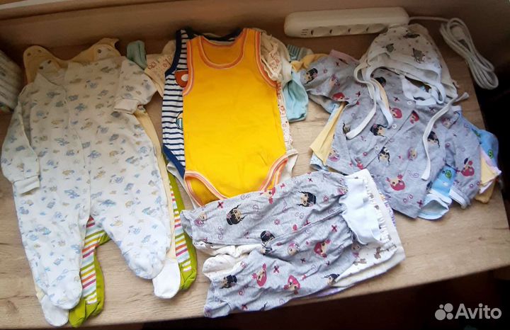 Вещи пакетом для девочки с 0