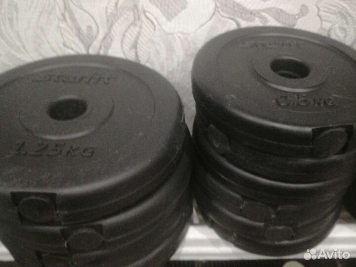 Блины/диски пластиковые (композитные) для гантелей