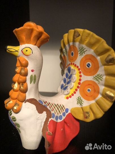 Дымковская игрушка с дефектами