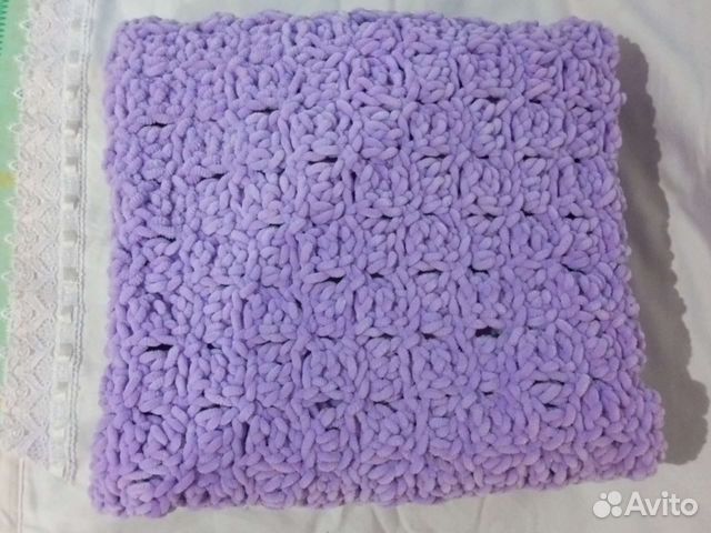 Плед детский вязаный ручная работа