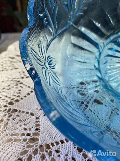 Стеклянная старинная посуда-1