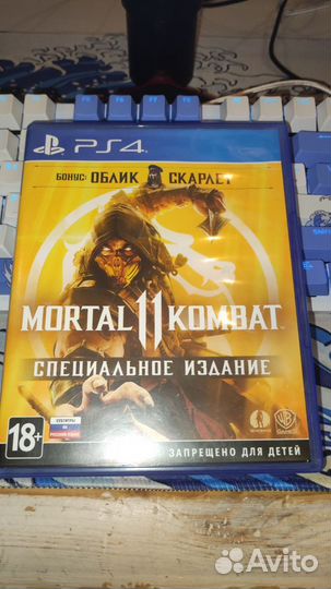 Диски на ps4 Mortal Kombat 11