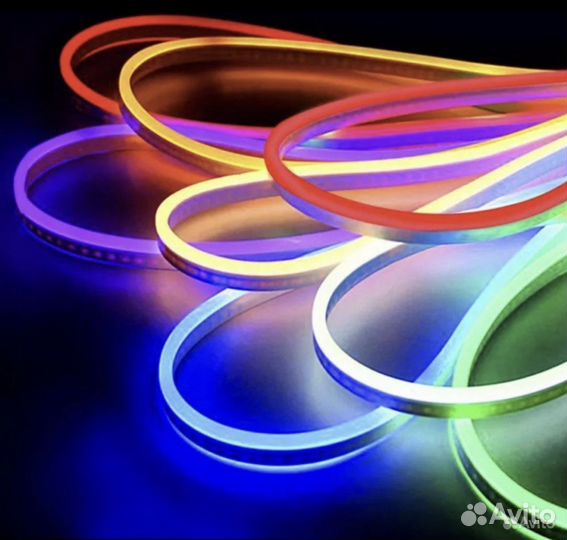 Гибкий неон 12 Воль и 220 вольт