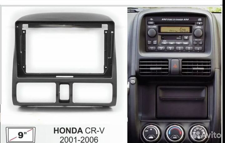 Магнитола Honda CR-V 2 2001-2006г 4/64Gb