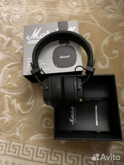 Беспроводные наушники marshall major iv black