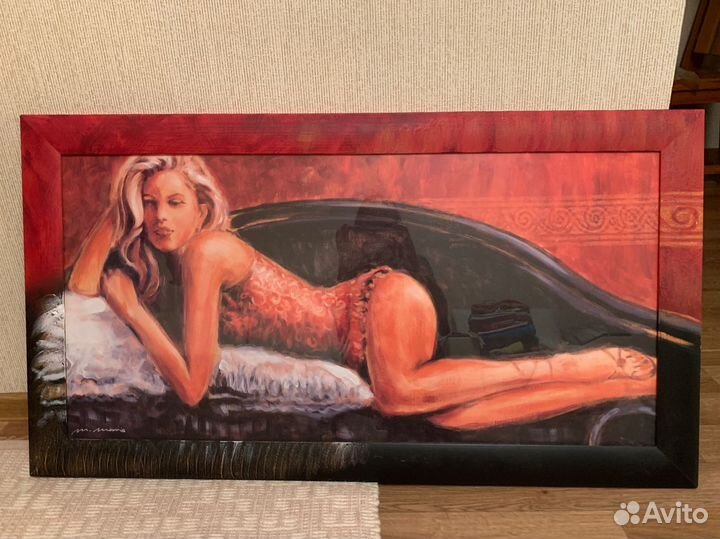 Картина маслом на холсте женщина Morris