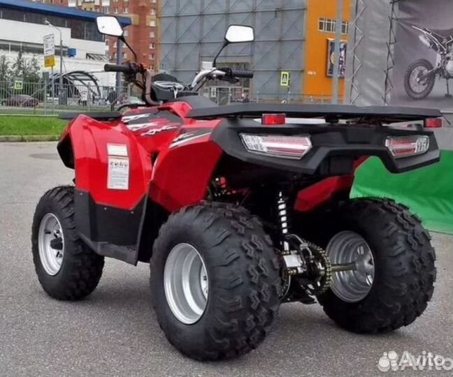 Квадроцикл Motoland MAX 200 красный