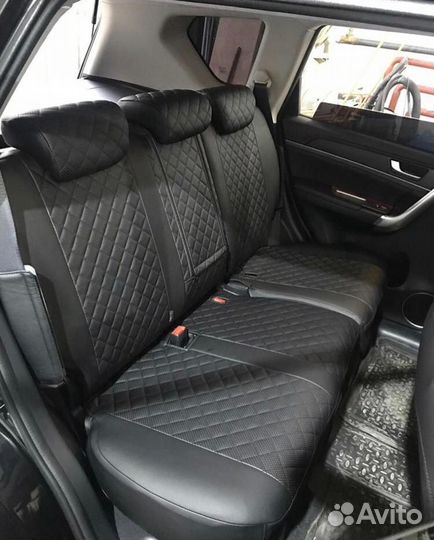 Чехлы из экокожи Ромб на haval H6 от Автопилот