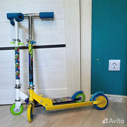 Самокат детский двухколесный бу