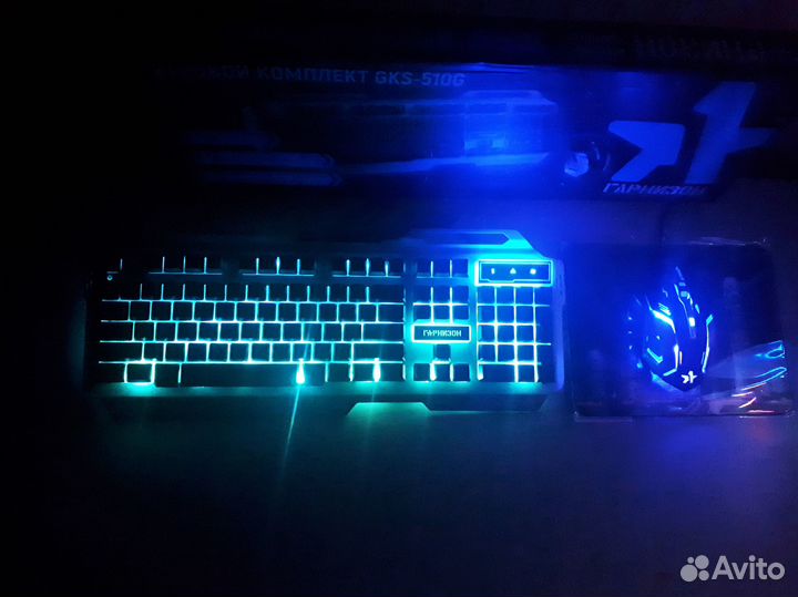 Новый Игровой Набор 3X Combo Клавиатура Мышь Ковёр