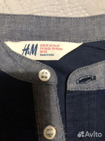 Комплект рубашек на 2-3года