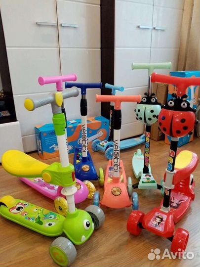 Самокаты 3в1(детские),трюковые,городские,новые