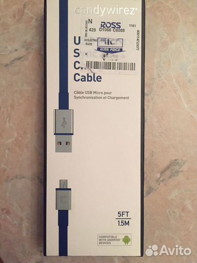 Кабель usb micro