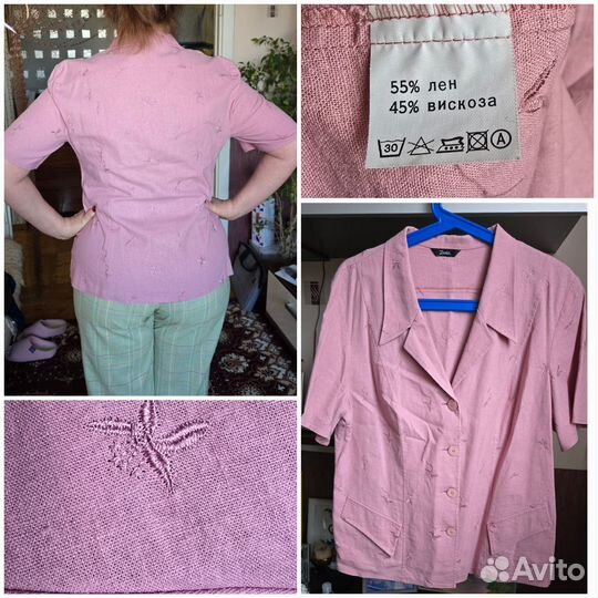 Жакеты лён 50-52р