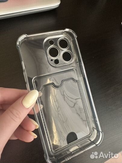 Чехол на iPhone 13 pro прозрачный