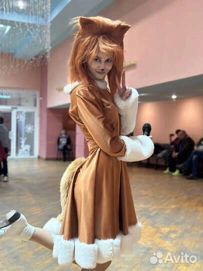 Карнавальный костюм Лисы на взрослого