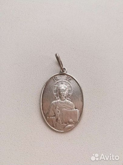 Старинная иконка серебро 84 проба