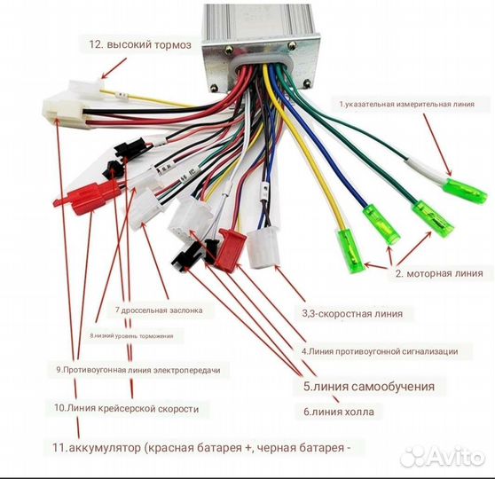 Контроллер 350w ручка газа