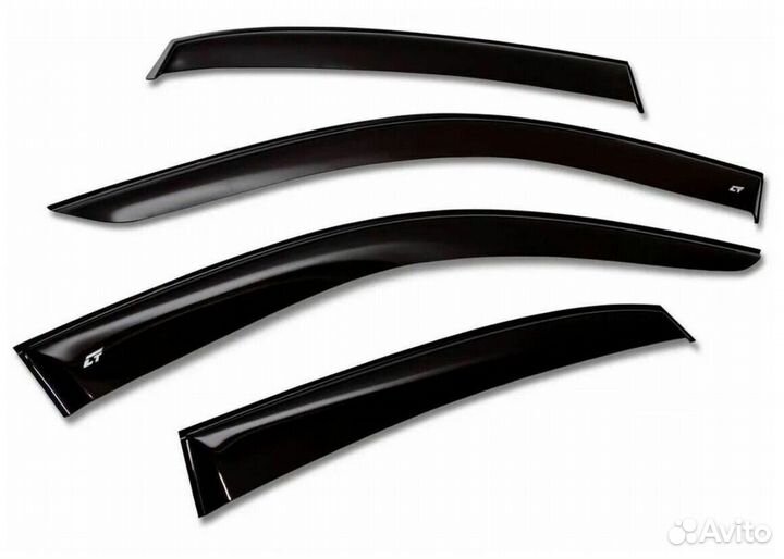 Ветровики Citroen C-3 с 2002 г-2009 г, Х/Б