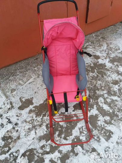 Детские зимние санки