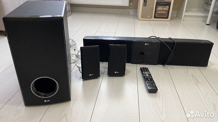 Домашний кинотеатр lg с subwoofer и Bluetooth