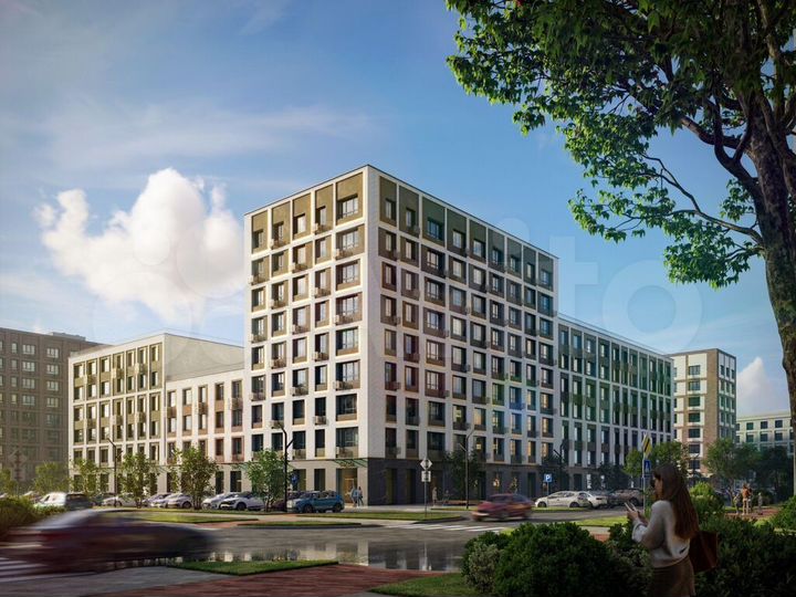 2-к. квартира, 69 м², 6/9 эт.