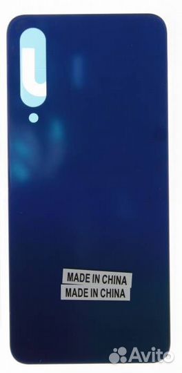 Задняя крышка для Xiaomi Mi 9 SE Синяя (со скотчем