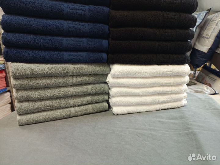 Полотенца хлопок Качество 430гр однотонные