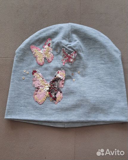 Шапочка H&M двухслойная, новая, р.110/128