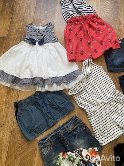 Одежда пакетом для девочки 98 104
