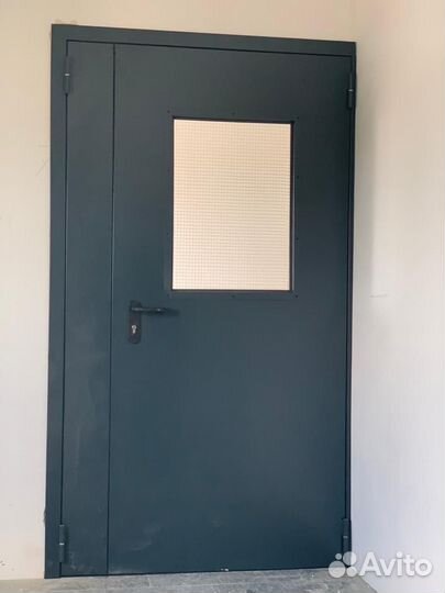 Противопожарные двери 1000*2100 серые
