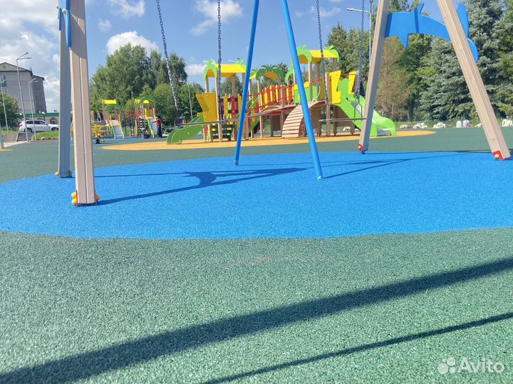 Покрытие из резиновой крошки