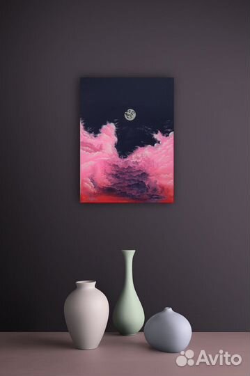 Картина акрилом на холсте