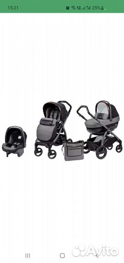 Детская коляска 3 в 1 Peg Perego Book