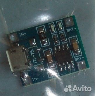 Плата заряда батареи питания